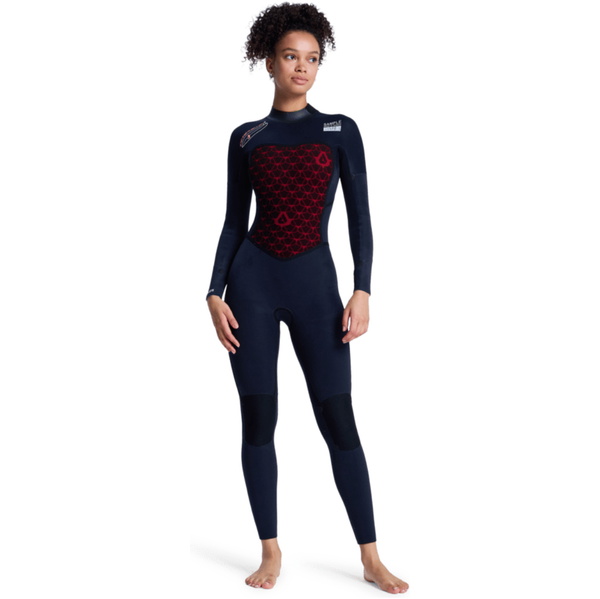2026 Roxy Mujer Swell Natural 3/2mm Back Zip Neopreno 26BW213511 - Flower